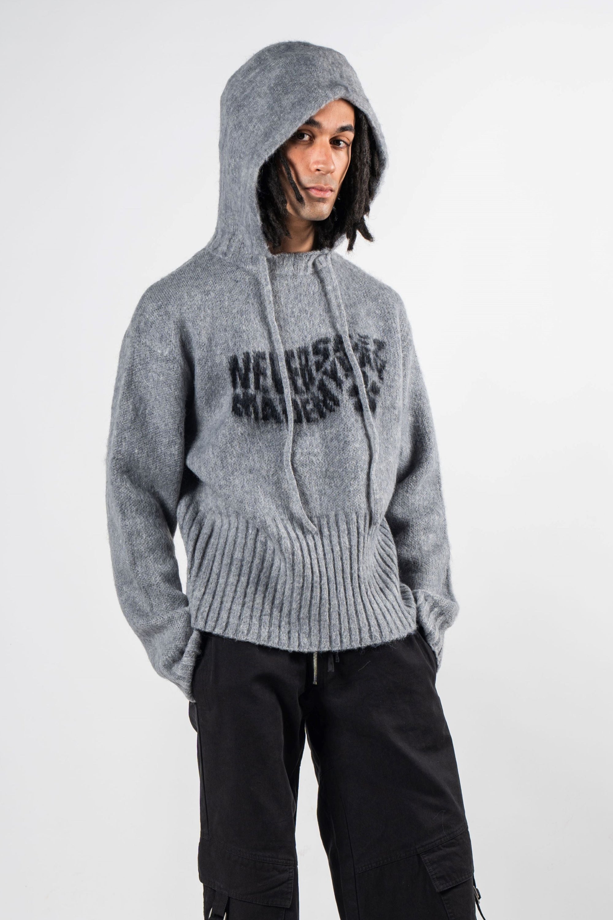 Brushed Knit Hoodie