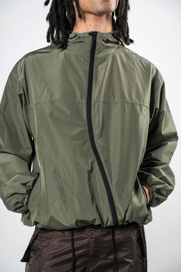 Curve Zip Jacket Green