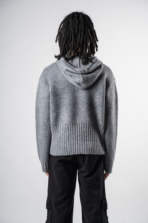 Brushed Knit Hoodie